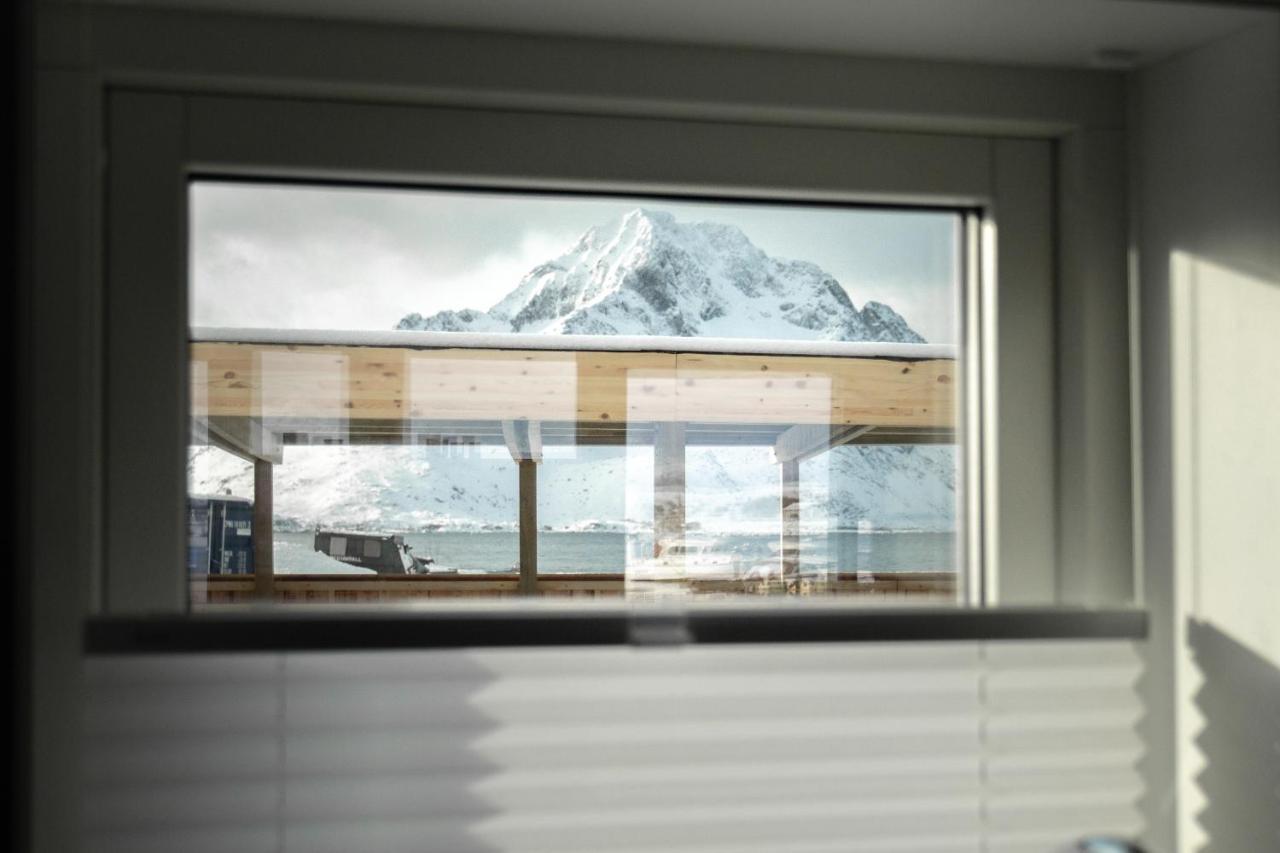 Brand New Nappstraumen Seaview Cabin Gravdal (Vestvagoy) Exterior photo