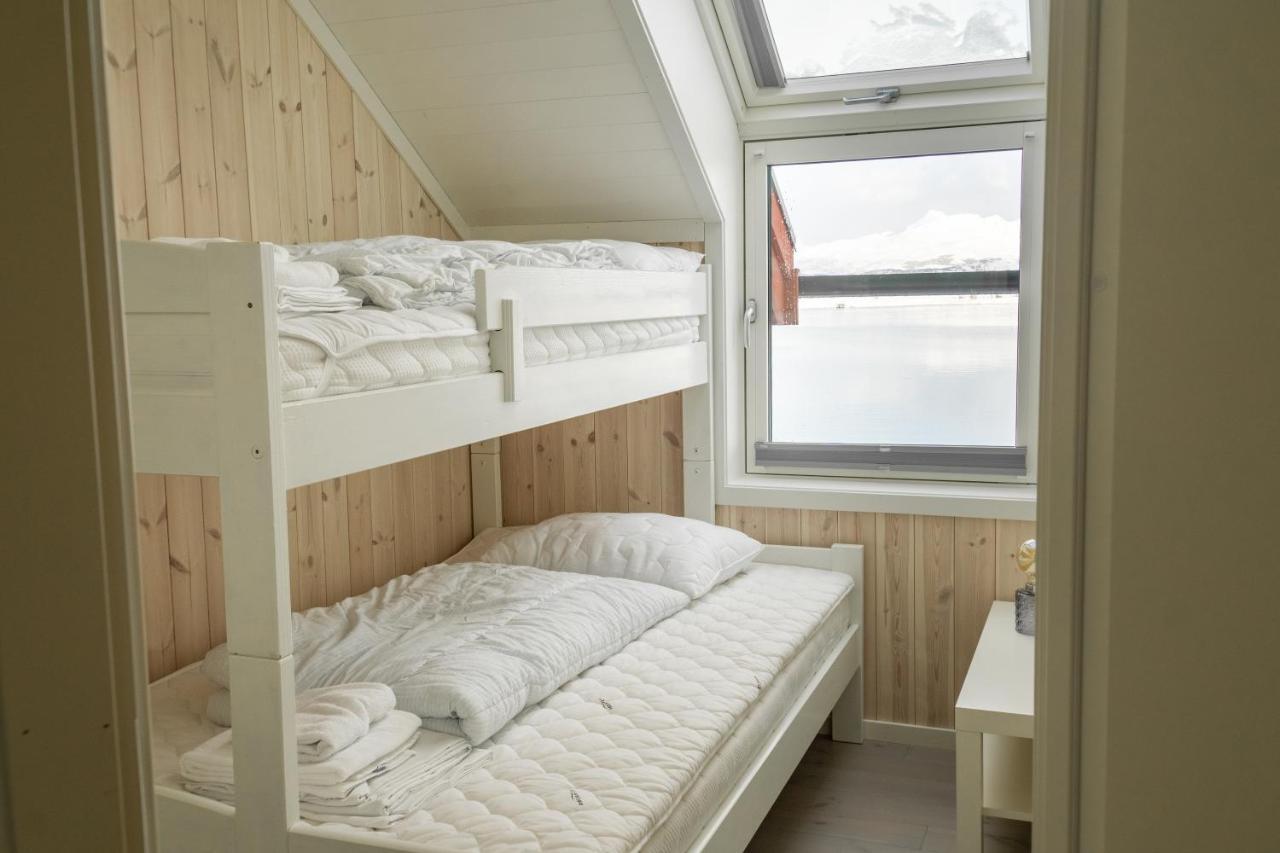 Brand New Nappstraumen Seaview Cabin Gravdal (Vestvagoy) Exterior photo
